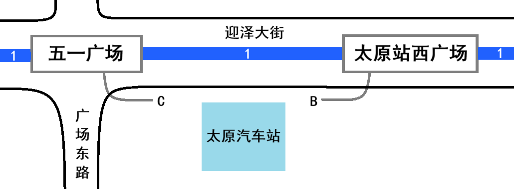 与太原汽车站接驳